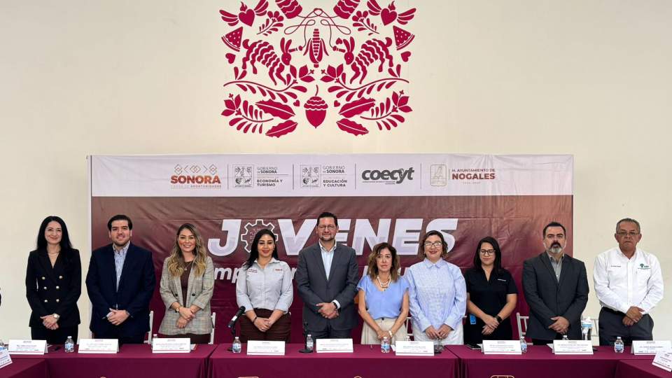 Gobierno de Sonora impulsa talento juvenil nogalense con el Programa Jóvenes Impulsando la Industria 